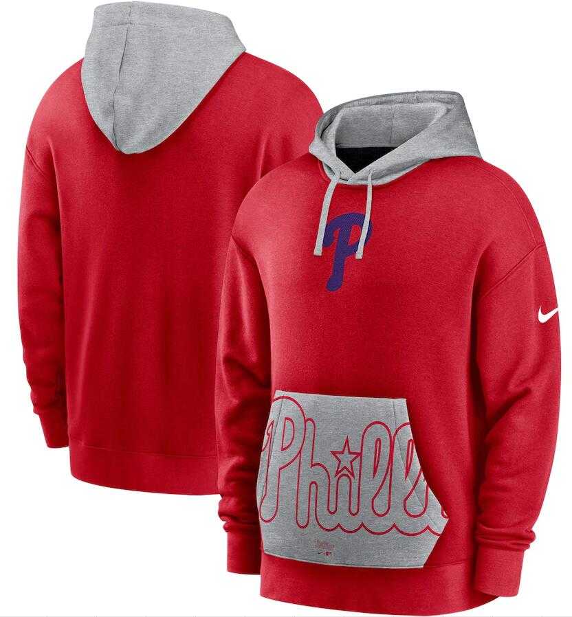 Men's Philadelphia Phillies Nike Red Gray Heritage Tri Blend Pullover Hoodie,We sell and wholesale Men's Philadelphia Phillies Nike Red Gray Heritage Tri Blend Pullover Hoodie on line form chian!